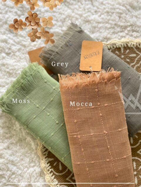 Premium heavy cotton Thread Hijab Fashion brand