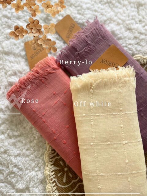 Premium heavy cotton Thread Hijab Fashion brand