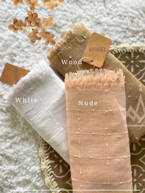 Premium heavy cotton Thread Hijab Fashion brand