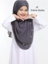Malaysian kids scarf Grey Colour
