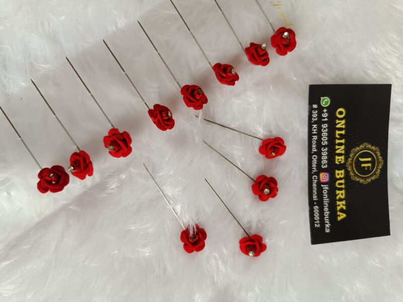 Rose Hijab pins (Pack of 2) - Image 3
