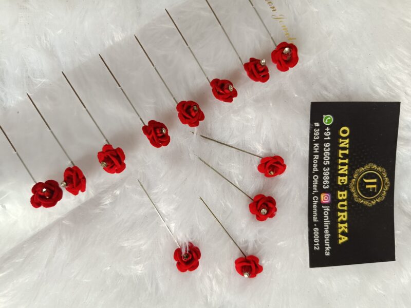 Rose Hijab pins (Pack of 2) - Image 2