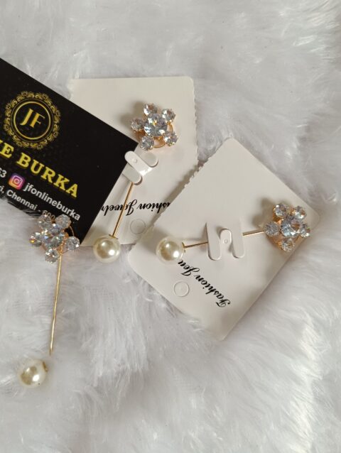 Hijab pin with lock