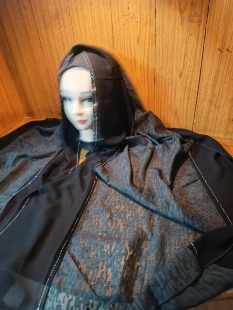 Partwear Hijab Model 3 Black Shade