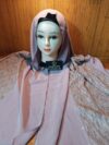 Partywear Hijab model 3 Mauve shade
