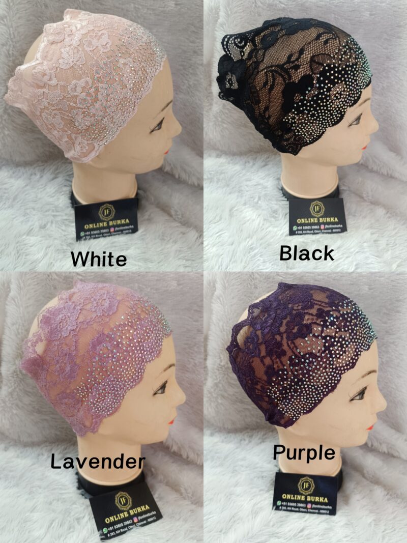 Net cap with stone A
