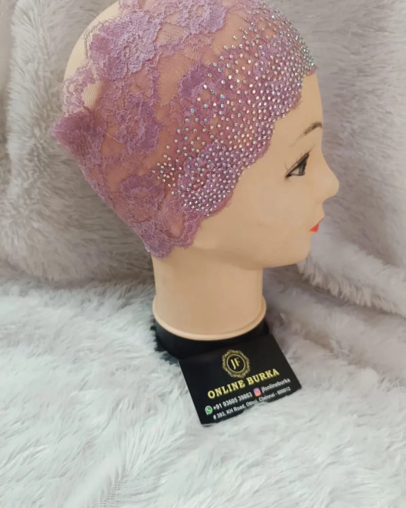 Net cap with stone C - Image 4