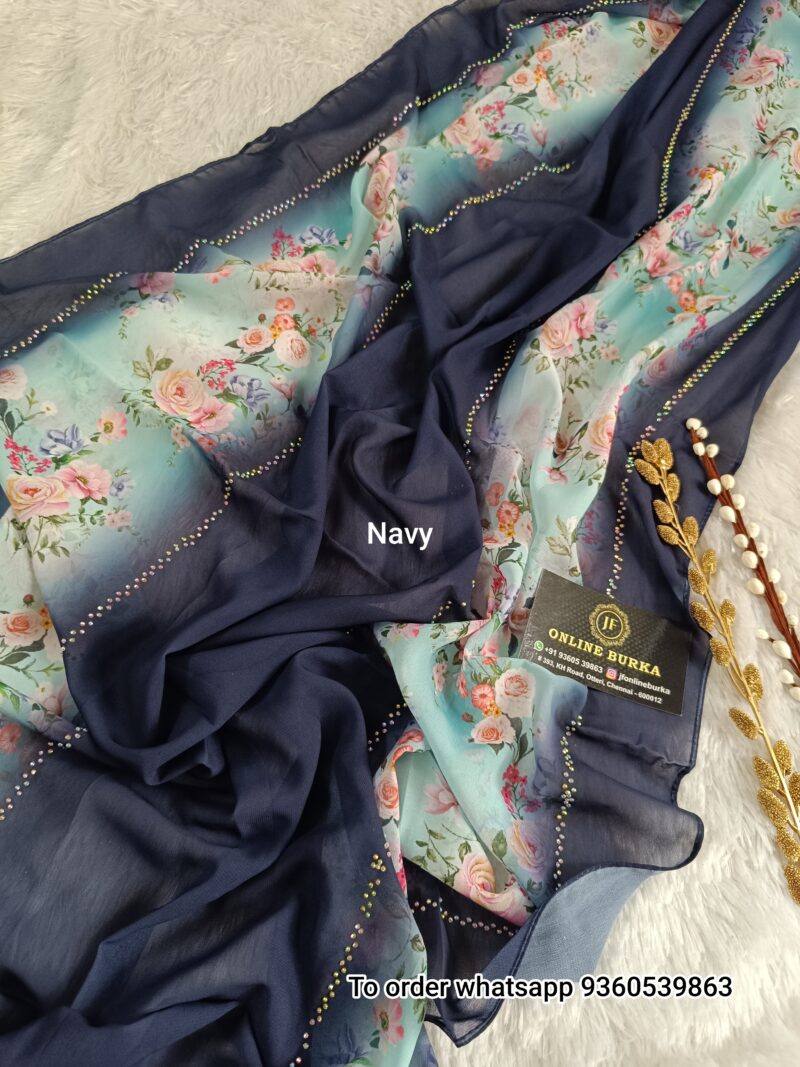 Floral chiffon FC2001 - Image 9