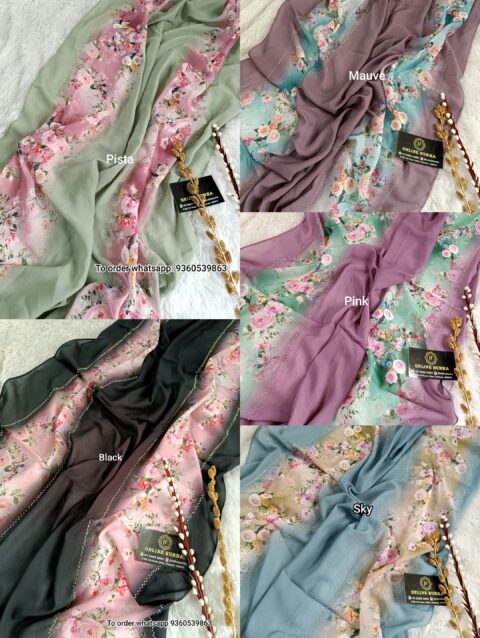 Floral chiffon FC2001
